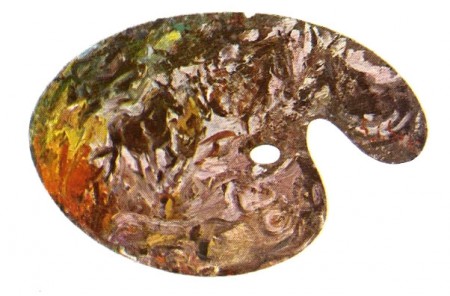 Tavolozza dipinta- 1967